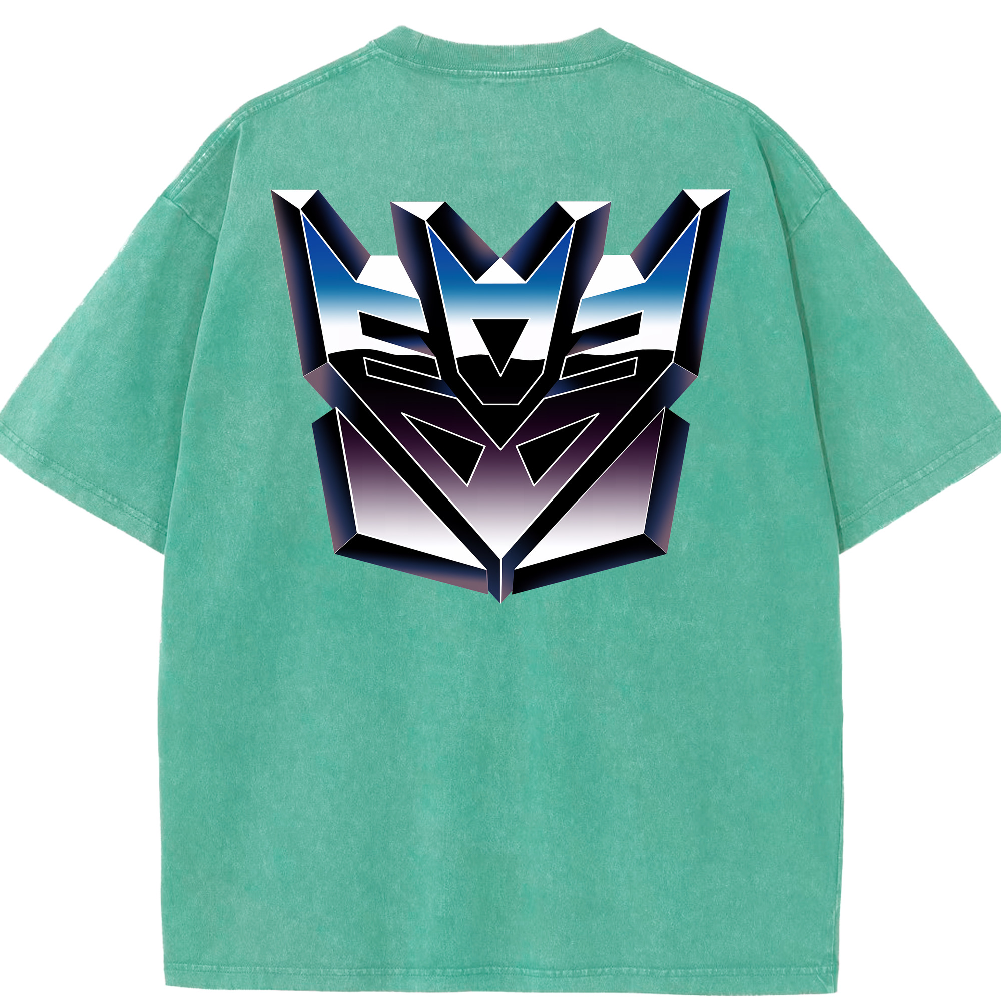 （画像用） Transformers トランスフォーマー 綿100% ヴィンテージ風 半袖Tシャツ（背面プリント）